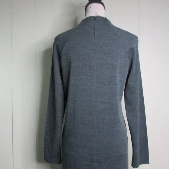 Lennie For Nina Leonard Dress S Gray Long Sleeve - Picture 9 of 12